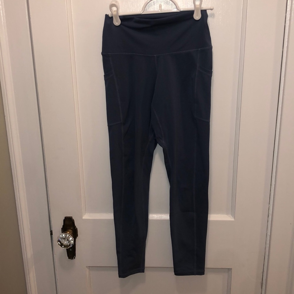 ColorfulKoala high waisted 7/8 length teal leggings